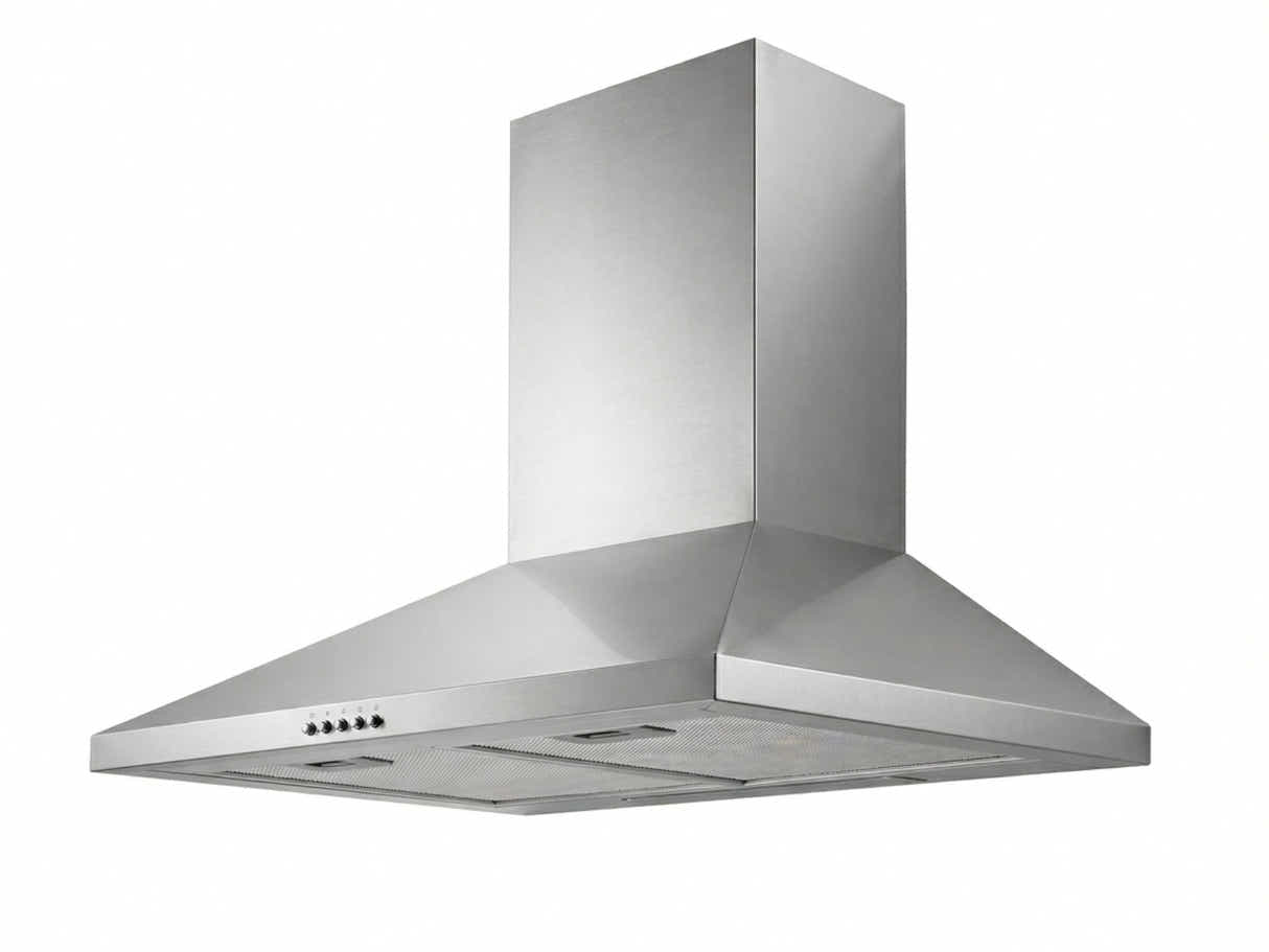 Midea 60 cm Canopy Rangehood Silver (No Duct)