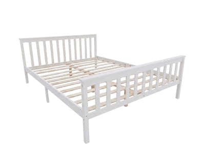 Hampshire Bed Frame White - Queen