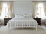 Hampshire Bed Frame White - Queen