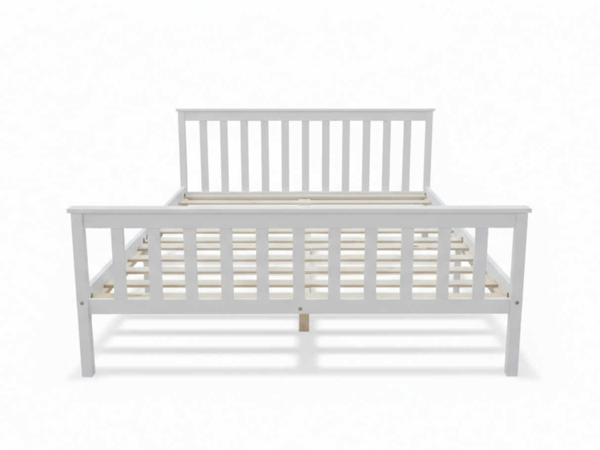 Hampshire Bed Frame White - Queen