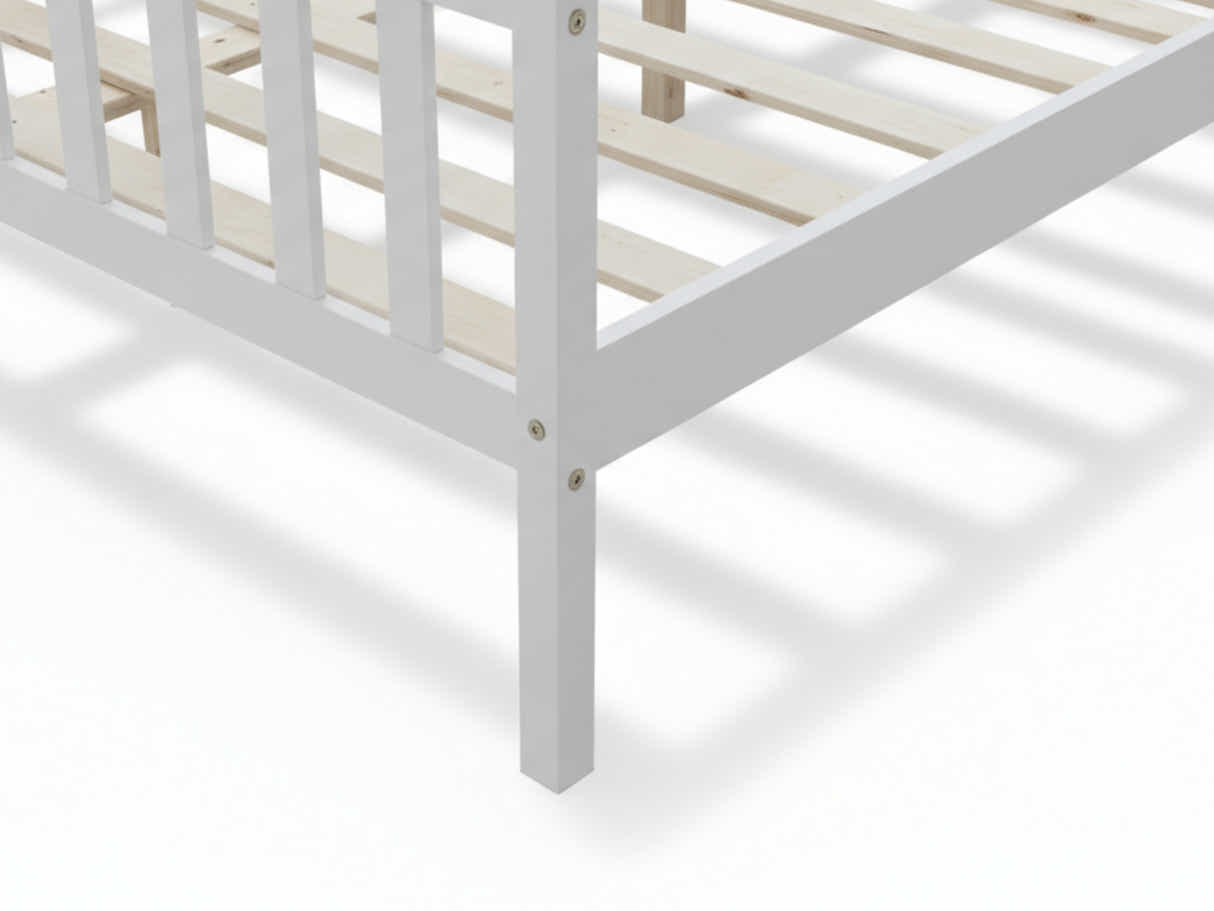 Hampshire Bed Frame White - Queen