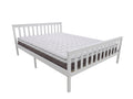 Hampshire Bed Frame White & MEM23 Mattress - Queen