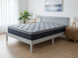 Hampshire Bed Frame Grey & Euro Top Mattress B34 – Queen (Combo)