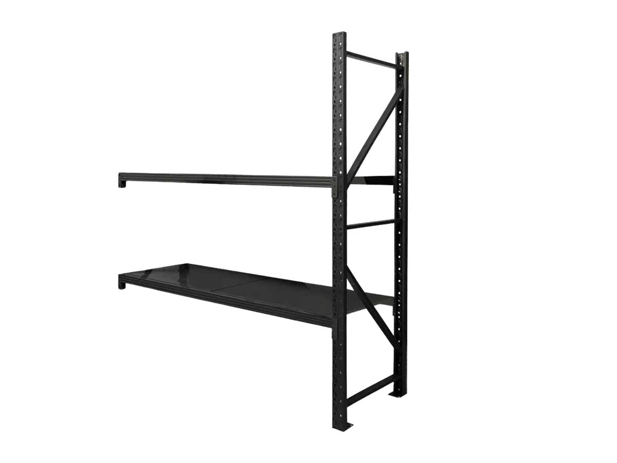 2-Layer Longspan Shelving Add-On Black – 1.5 M