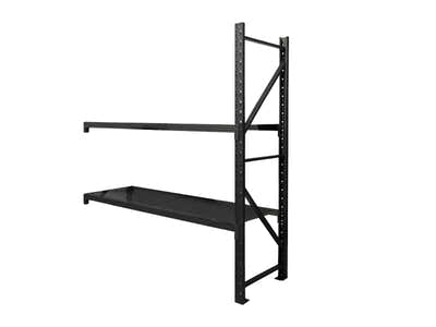 2-Layer Longspan Shelving Add-On Black – 1.5 M