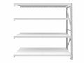 4-Layer Longspan Shelving Add-On Grey White – 1.5 M