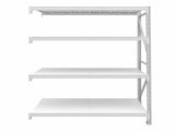 4-Layer Longspan Shelving Add-On Grey White – 1.5 M