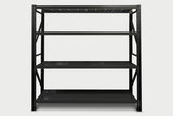 Longspan Shelving 1.5M - Main Bay 4 Layer Black