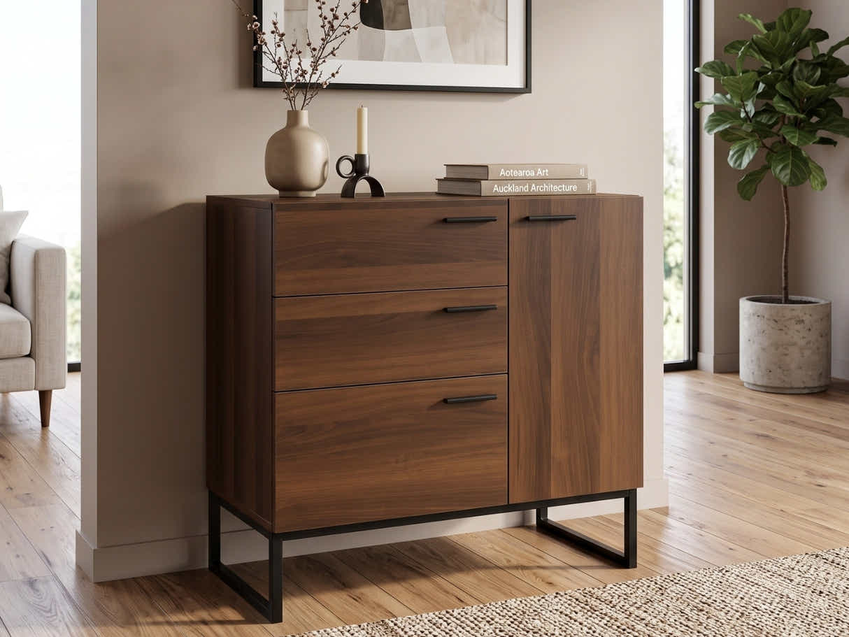 Philo 3 Drawer 1 Door Chest