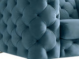 Adam Velvet Armchair - Royal Blue