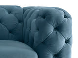 Adam Velvet Armchair - Royal Blue