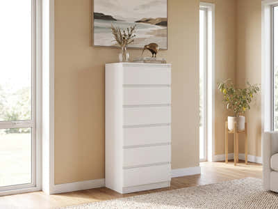 Enkel 6-Drawer Slim Tallboy