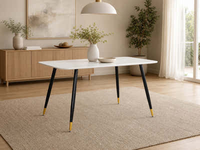 Lavina Dining Table with MDF Top - 120 cm