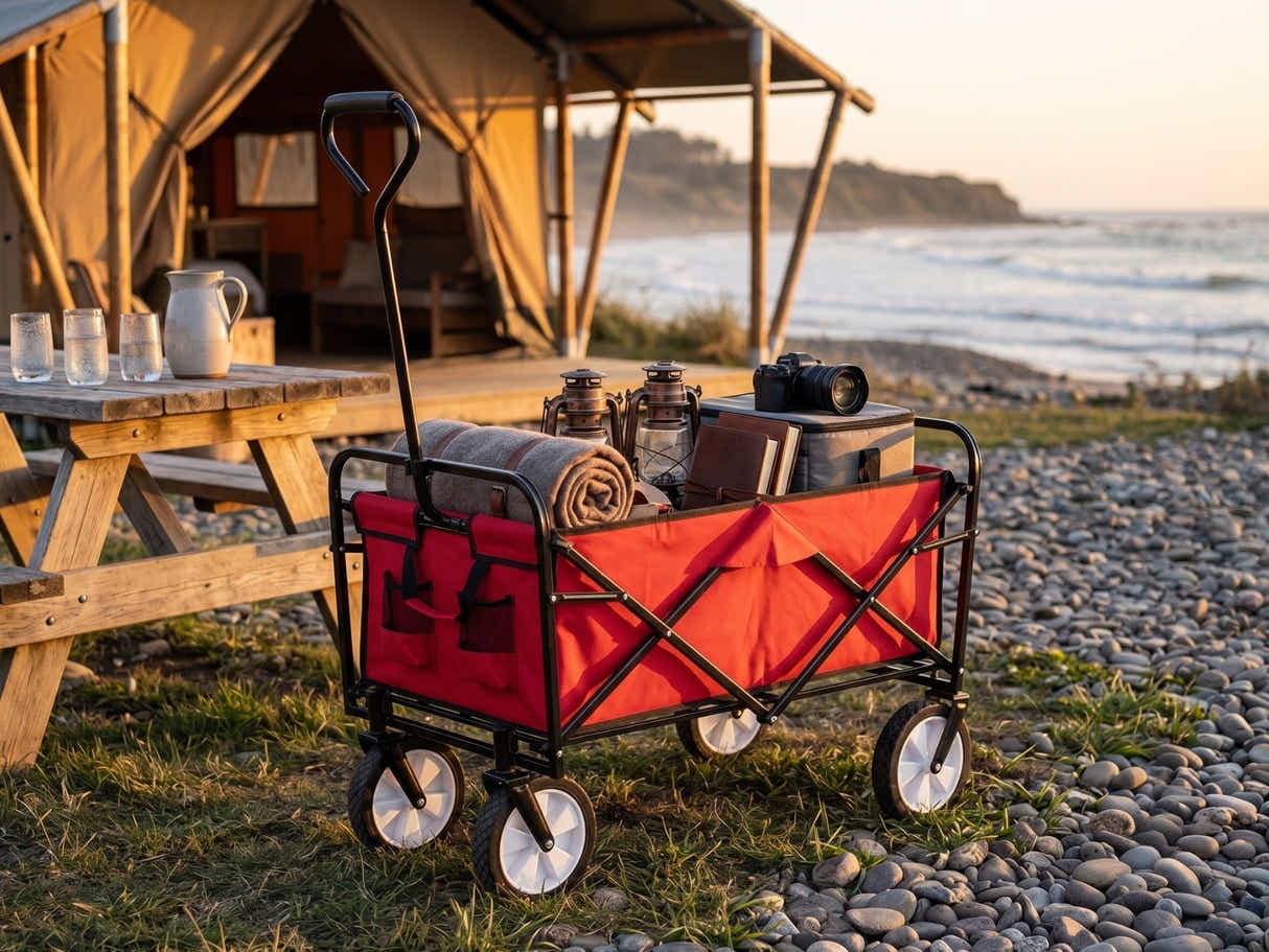 Folding Wagon - Red
