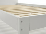 Sovo Bed Frame White - King Single