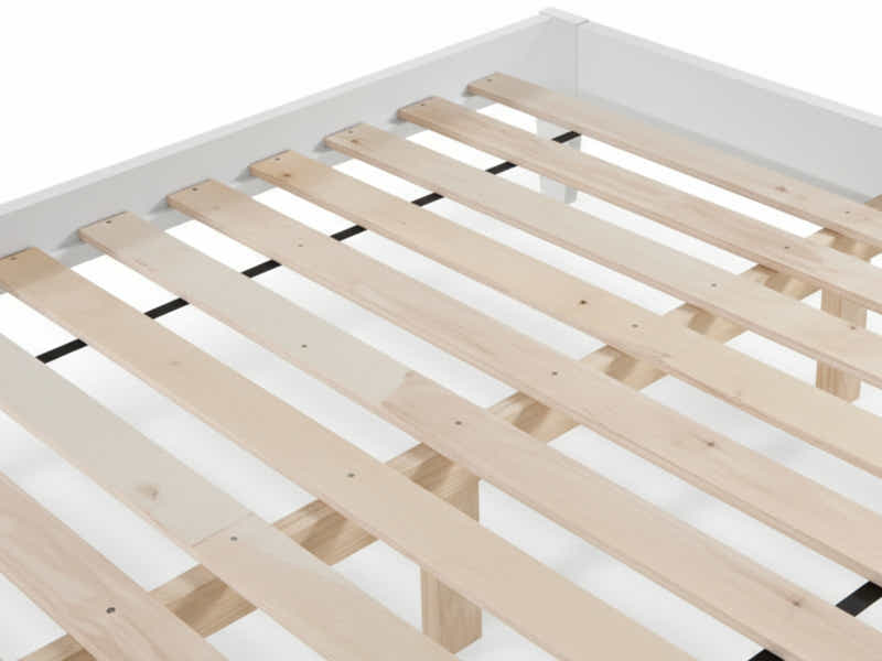 Sovo Bed Frame White - Queen