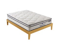 Sovo Bed Frame Oak & Boucle22 Mattress - Double