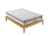 Sovo Bed Frame Oak & Boucle22 Mattress - Double