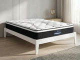 Sovo Bed Frame White & J32 Mattress - King Single