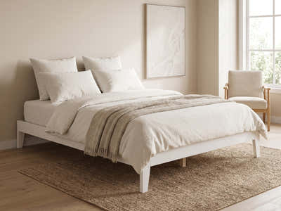 DS Sovo Bed Frame White - Double