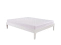 Sovo Bed Frame White & Bon15 Mattress - Queen