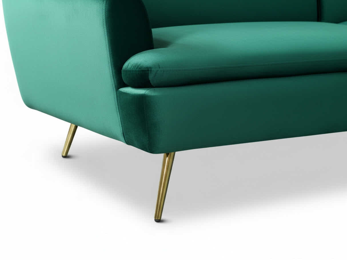Gyllene Velvet Sofa Bed - Dark Green