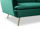 Gyllene Velvet Sofa Bed - Dark Green