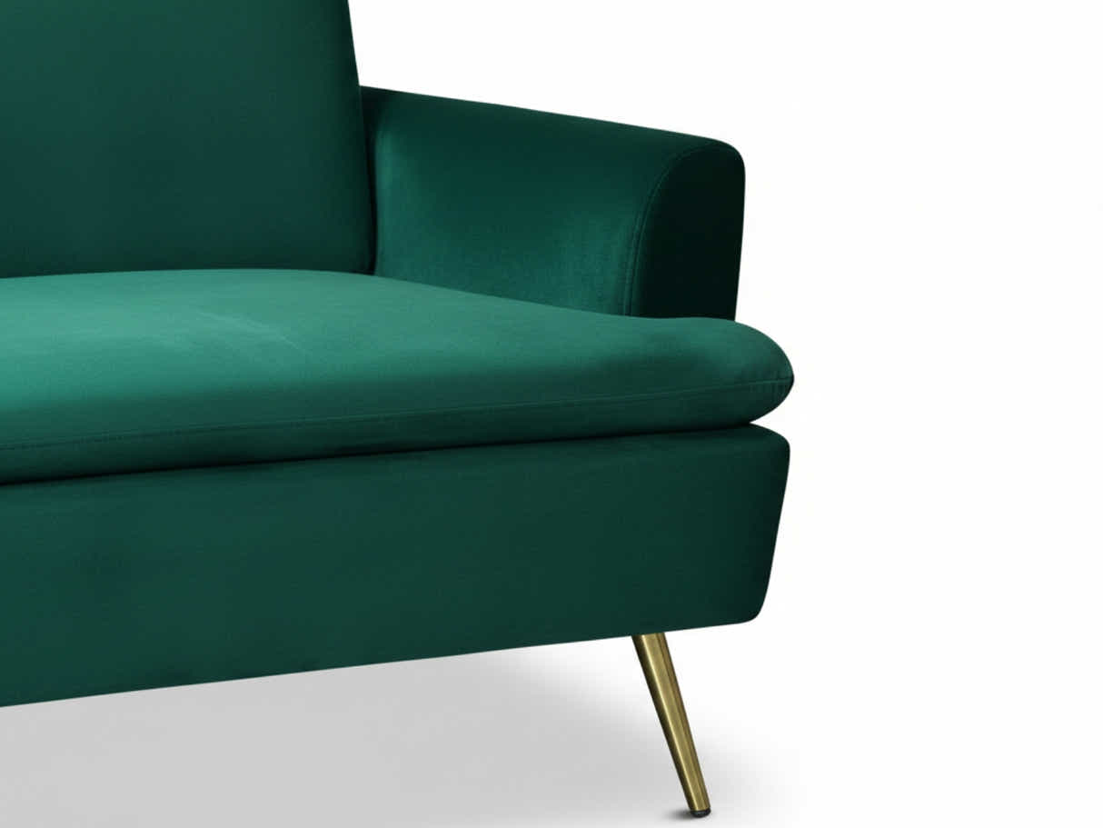 Gyllene Velvet Sofa Bed - Dark Green