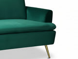 Gyllene Velvet Sofa Bed - Dark Green