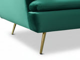 Gyllene Velvet Sofa Bed - Dark Green
