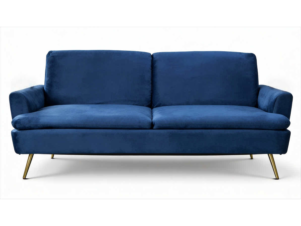 Gyllene Velvet Sofa Bed - Navy