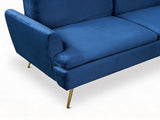 Gyllene Velvet Sofa Bed - Navy