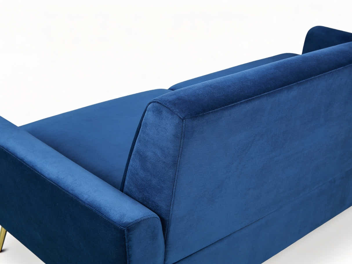 Gyllene Velvet Sofa Bed - Navy