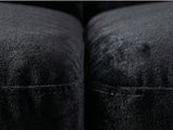 Gyllene Velvet Sofa Bed - Black