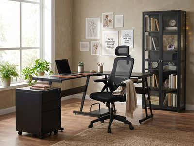Executive Study Room Combo - 4 Piece