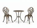 DS Ornato Cast Aluminum Bistro Set – Antique Bronze