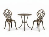 Ornato Bistro Set Cast Alum.