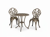 Ornato Bistro Set Cast Alum.