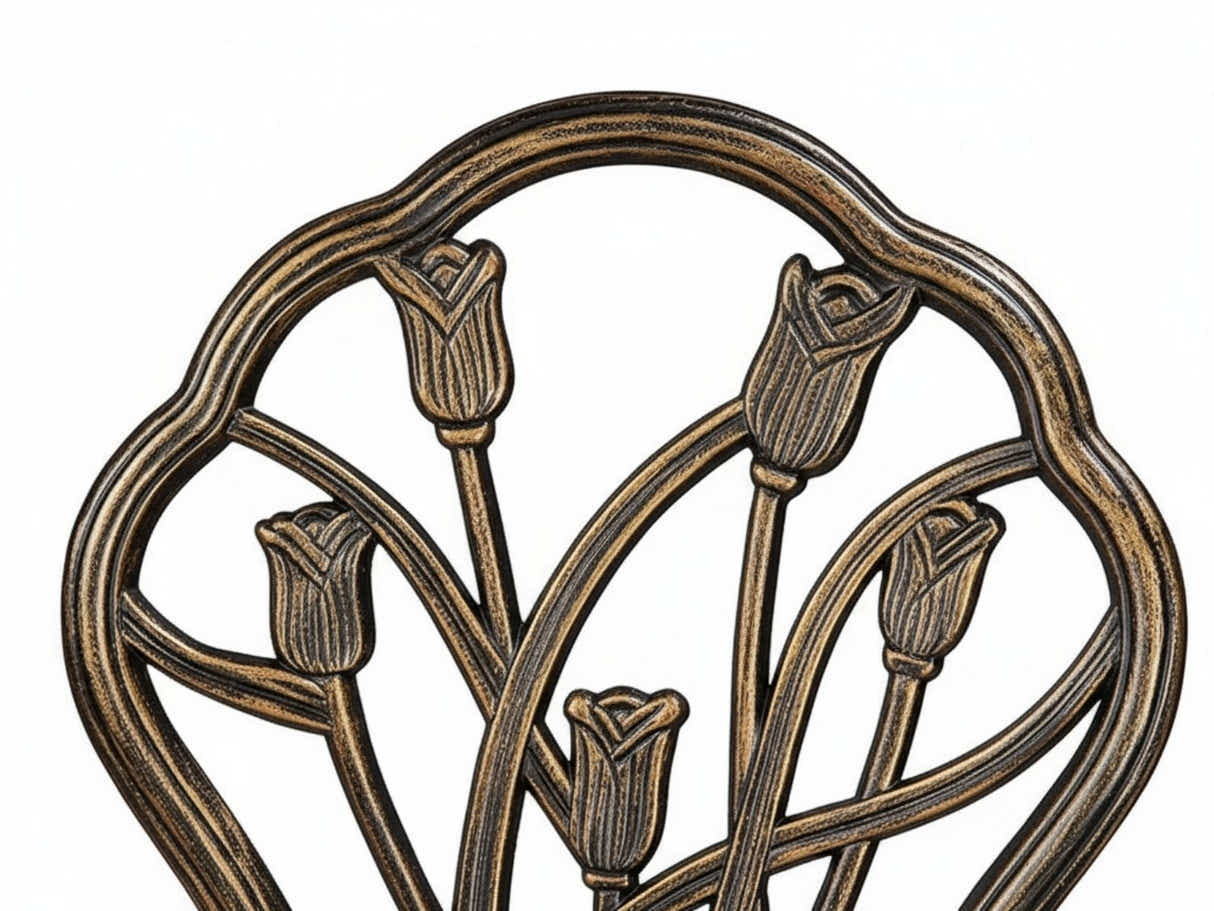 Ornato Cast Aluminum Bistro Set – Antique Bronze