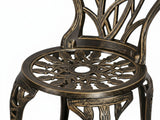 Ornato Bistro Set Cast Alum.
