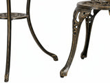 Ornato Bistro Set Cast Alum.