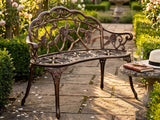 DS Ornato Garden Bench Cast Aluminium