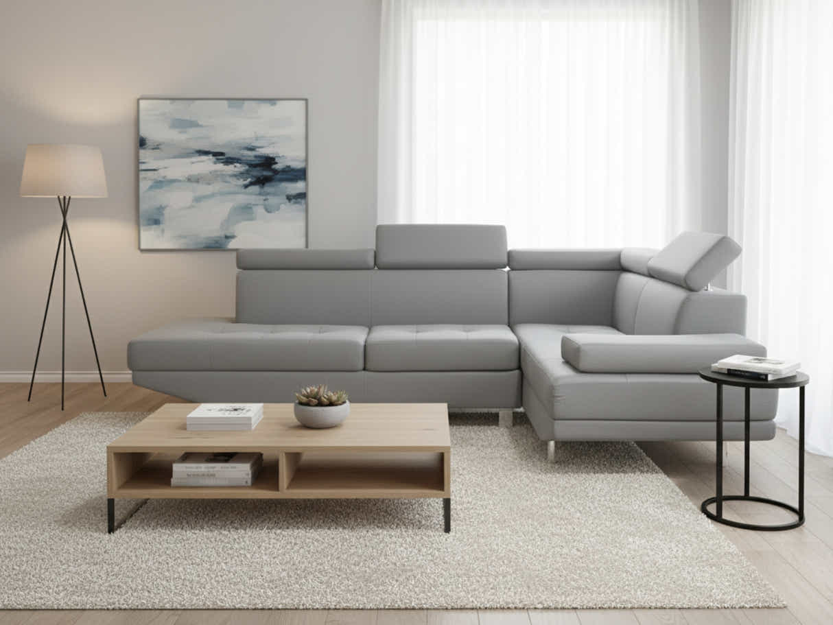 Briz Liene Sectional Sofa - Grey
