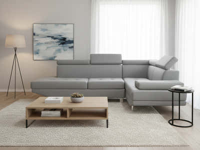 Briz Liene Sectional Sofa - Grey