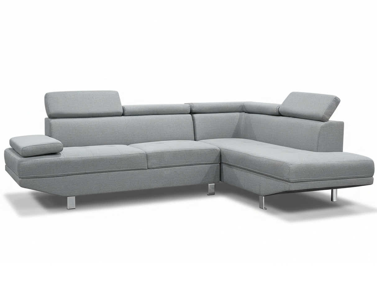 Briz Liene Sectional Sofa - Grey