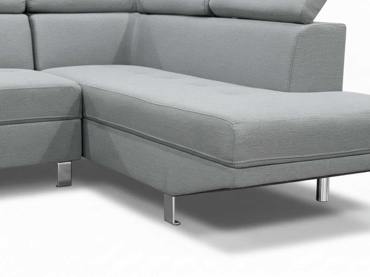 Briz Liene Sectional Sofa - Grey