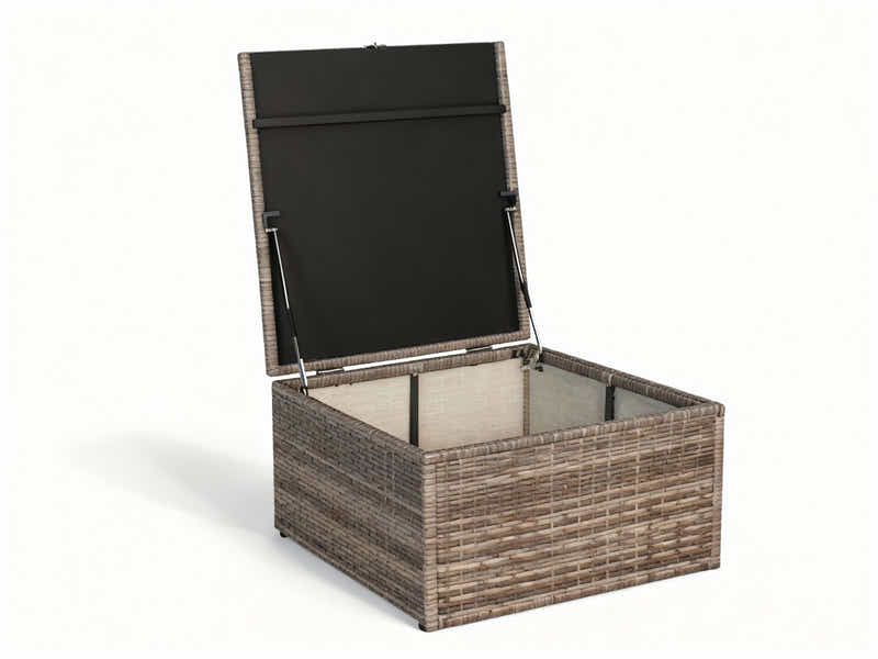 Outdoor Sofa with Storage PE wicker