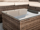 Outdoor Sofa with Storage PE wicker