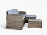 Outdoor Sofa with Storage PE wicker