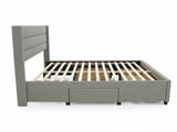 Coronado-A Bed Frame With Drawers - Double